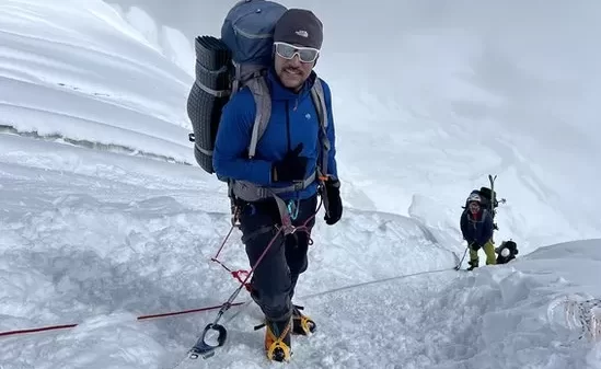 Sajid Sadpara first Pakistani mountaineer to reach Manaslu Peak