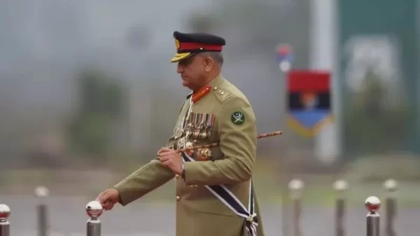 What is the generals stick symbolizing the change in command of the army