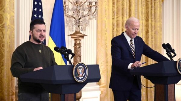 Biden said Ukraine will never be alone Also gave military assistance