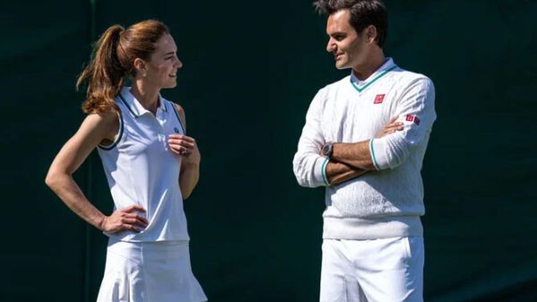 Princess of Wales and Federer Take the Court Together