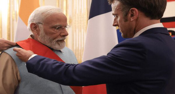 Macron awards India’s visiting Modi top France honour