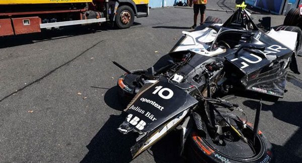Massive collision halts Formula E race, drivers escape serious injury