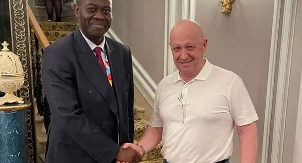 Wagner's Prigozhin spotted with top African officials on Russia summit sidelines