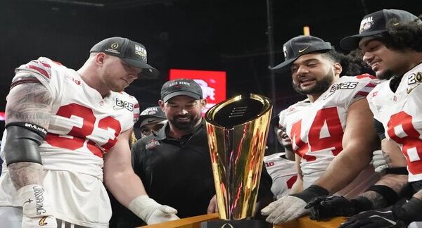 Ohio State defeats Notre Dame 34-23 to claim its first national title in 10 years. Discover highlights, memes, and records from the game