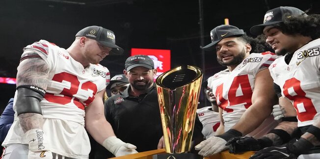 Ohio State defeats Notre Dame 34-23 to claim its first national title in 10 years. Discover highlights, memes, and records from the game