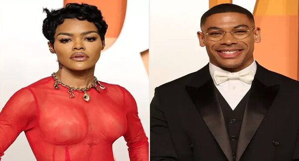 Aaron Pierre and Teyana Taylor fuel dating rumors at the 2025 Oscars